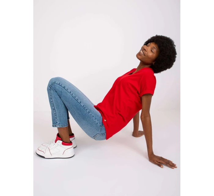 Tričko RV TS 7666.19 červená Tričko RV TS 7666.19 červená