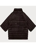 Oboustranná dámská bunda plus size s 3/4 rukávy Goodlookin chocolate/panther (M6-6308-103) Oboustranná dámská bunda plus size s 3/4 rukávy Goodlookin chocolate/panther (M6-6308-103)