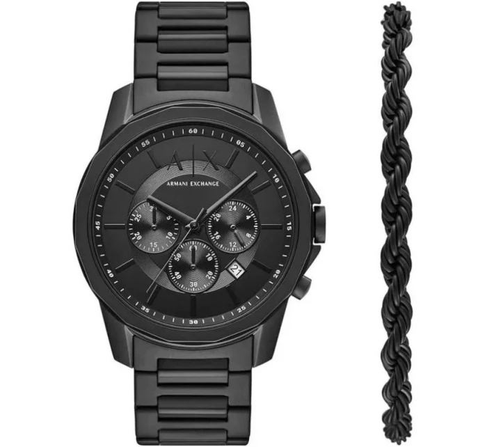 Pánské hodinky + náramek + BOX pánské model 21806333 - Armani Exchange Pánské hodinky + náramek + BOX pánské model 21806333 - Armani Exchange
