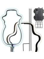 NEON BALWAN WHITE 81 LED BATERIE 14.5x96CM LUCA