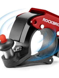 Rockbros hliníkový zvonek mechanický červený