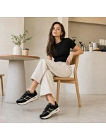 Dámské kožené polobotky černé model 22116789 dámské - FILIPPO
