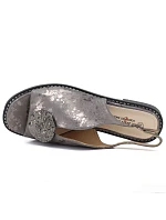 Dámské ploché sandály s cínovou ozdobou S.Barski 61-6035