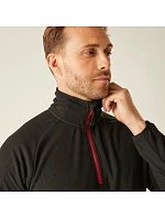 691 Fleecová mikina s 1/4 zipem "Navigate" black/orange pop model 22417809 - Regatta
