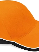 Beechfield B 171 5 panelová týmová závodní kšiltovka 53.0171 orange/black/white