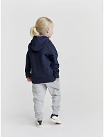 Pure Waste KDHD Dětská mikina s kapucí 74.KDHD solid navy Pure Waste KDHD Dětská mikina s kapucí 74.KDHD solid navy