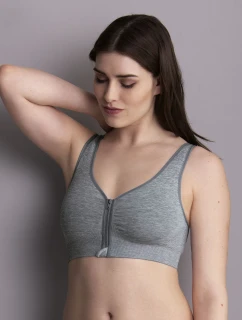Lynn chirurgická podprsenka moldovaná, zap. vpředu 5738X grey melange - Anita Care