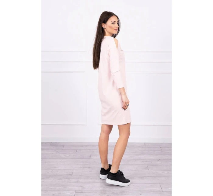 Šaty s potiskem Dream powder pink