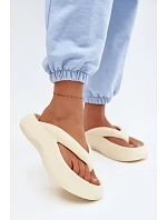 Dámské pěnové žabky světlá béžová Roux