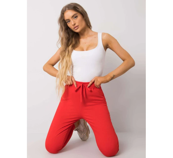 TO DR 1601003 tepláky.24 červená