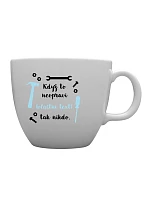 Personalizovaný MEGA XXL keramický hrnek 1 000 ml - když to nezvládne … tak nikdo Personalizovaný MEGA XXL keramický hrnek 1 000 ml - když to nezvládne … tak nikdo