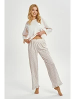 3438 DÁMSKÉ DLOUHÉ PYŽAMO VERA S-XL 3438 DÁMSKÉ DLOUHÉ PYŽAMO VERA S-XL