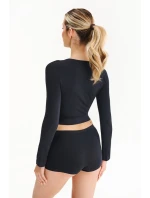 Bezešvé tričko s dlouhým rukávem