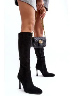 Kozačky na podpatku  model 188529 Step in style