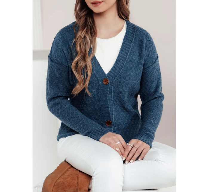 Dámský svetr CHICLINE modrý FashionStreet MY2400