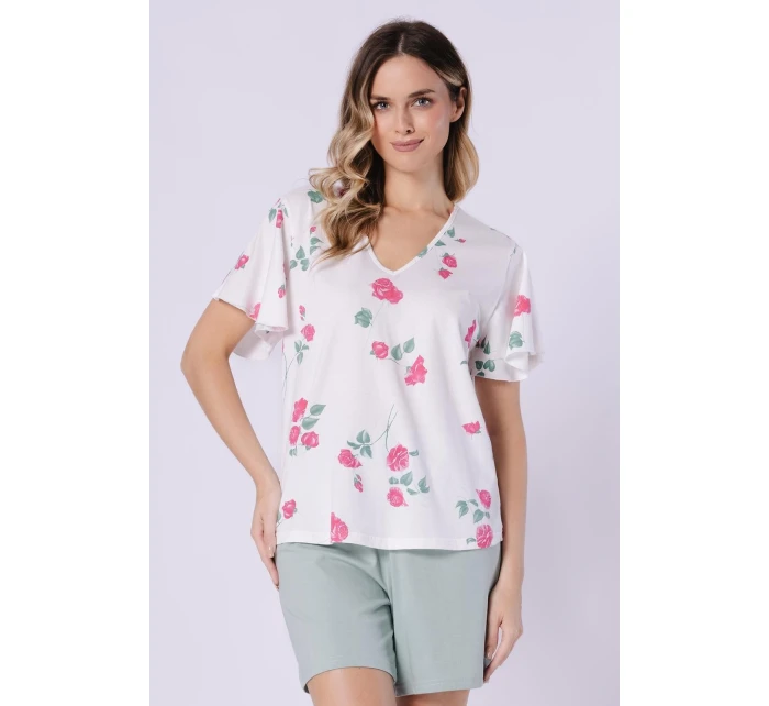 Pyžamo Leveza 1725 Vivian kr/r M-2XL