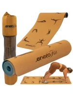 Korková podložka na cvičení jógy 183x61x0,4 cm ENERO FIT