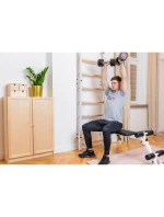 GYMNASTICKÝ ŽEBŘÍK SE CVIČEBNÍ TYČÍ, ZÁBRADLÍM A LAVIČKOU 723W GYMNASTICKÝ ŽEBŘÍK SE CVIČEBNÍ TYČÍ, ZÁBRADLÍM A LAVIČKOU 723W