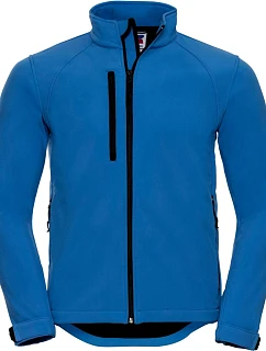 Pánská 3vrstvá softshellová bunda 10. azure blue model 22466460 - Russell Athletic
