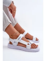 Dámské Sandály Big Star bílé FF274A603 Dámské Sandály Big Star bílé FF274A603