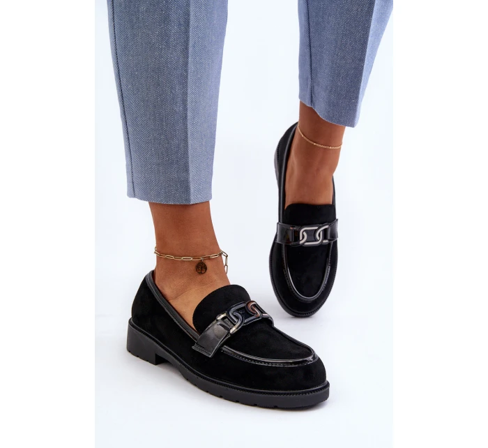 Dámské semišové mokasíny S.Barski HY350A