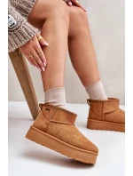 Nízké Sněhule Na Platformě Big Star model 21676190 Camel - Big Star Shoes Nízké Sněhule Na Platformě Big Star model 21676190 Camel - Big Star Shoes