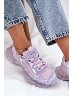 Dámské Kožené Tenisky GOE RR2N4081 Fialové