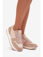 Dámské Kožené Tenisky Big Star OO274521 HI-POLY SYSTEM Nude Dámské Kožené Tenisky Big Star OO274521 HI-POLY SYSTEM Nude