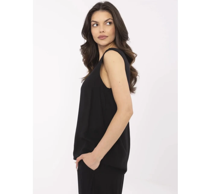 Bluzka model 21057835 czarny - FPrice Bluzka model 21057835 czarny - FPrice