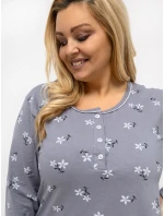 DU KN noční košile FP 606.09 tmavě šedá