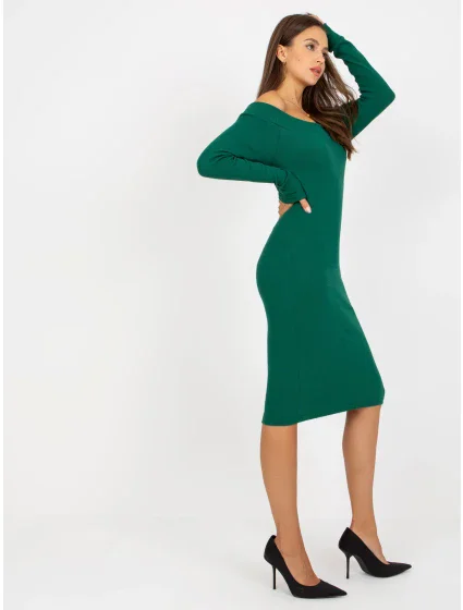 Dámské šaty EM SK 674 tmavě zelené