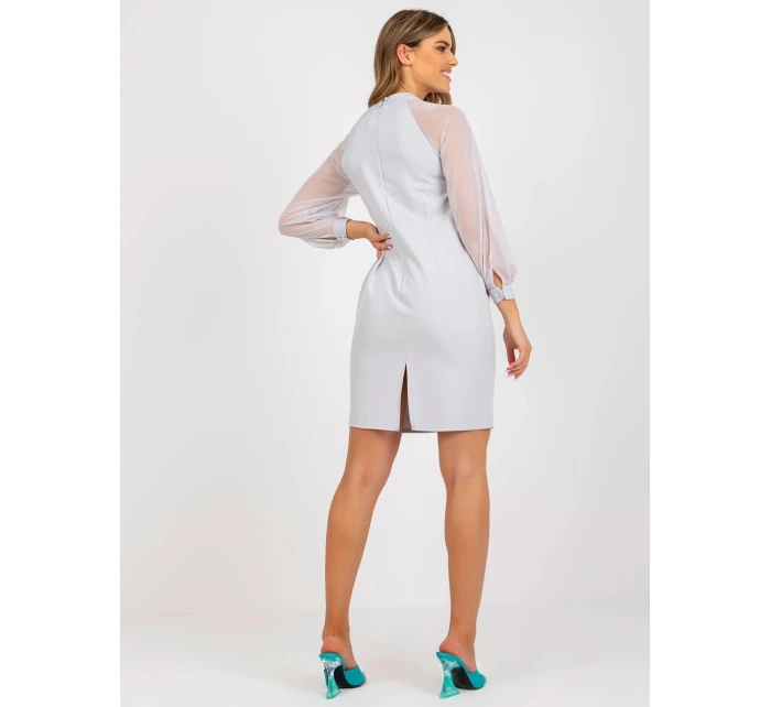 Dámské šaty NU SK 1650.02P Světle šedá - FPrice