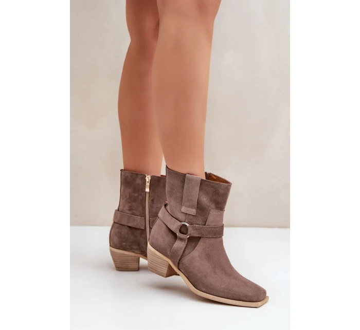 Boty na podpatku  model 203867 Step in style