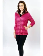 Růžová oboustranná dámská bunda model 9088271 - Libland Růžová oboustranná dámská bunda model 9088271 - Libland