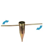 KOVOVÝ ŠROUBOVACÍ PODSTAVEC DEŠTNÍKU 1032887