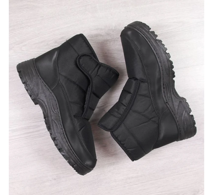 Zateplené sněhové boty na suchý zip NEWS W EVE380