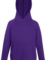 Fruit of the Loom Kids Lightweight Hooded Sweat Dětská mikina s kapucí 16.2009 purple