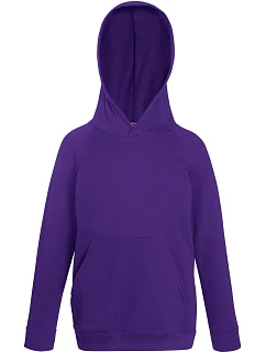 Kids Lightweight Hooded Sweat Dětská mikina s kapucí model 22421702 purple - Fruit of the Loom
