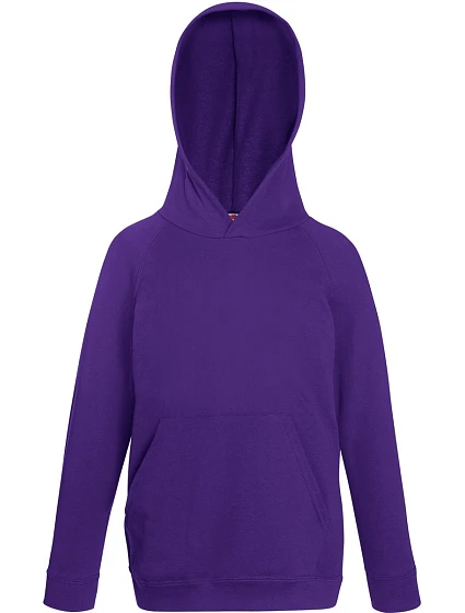 Fruit of the Loom Kids Lightweight Hooded Sweat Dětská mikina s kapucí 16.2009 purple Fruit of the Loom Kids Lightweight Hooded Sweat Dětská mikina s kapucí 16.2009 purple
