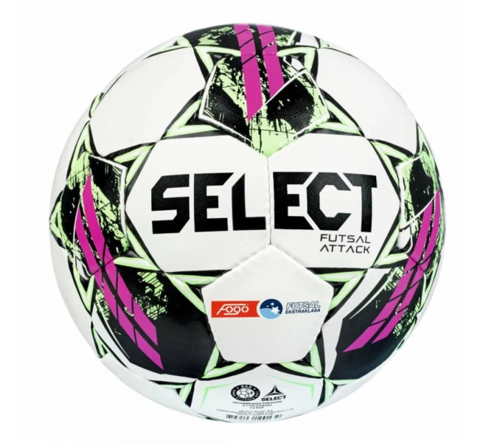SELECT Futsal Attack FOGO Ekstraklasa sálový fotbal bílý