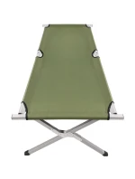 SKLÁDACÍ CESTOVNÍ POSTEL S POTAHEM ZELENÁ