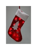 VÁNOČNÍ DÁREK PONOŽKA VELKÁ 41CM 12LED VÁNOČNÍ STROMEK VÁNOČNÍ DÁREK PONOŽKA VELKÁ 41CM 12LED VÁNOČNÍ STROMEK