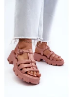 Dámské Sandály  Špinavě Růžové model 21661728 - Zaxy