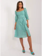 Sukienka LK SK model 19915324 mietowy - FPrice Sukienka LK SK model 19915324 mietowy - FPrice