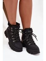 Dámské zateplené trapery Lee Cooper – černé Dámské zateplené trapery Lee Cooper – černé