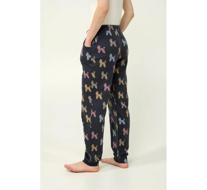 Dámské pyžamové kalhoty model 21764636 tmavě šedé - Vamp