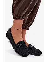 Dámské mokasíny 6358 černé - Sweet Shoes