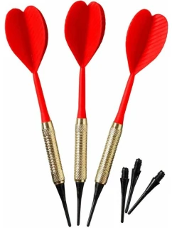 PLASTOVÉ ŠIPKY 3KS BEZPEČNÉ NEJLEPŠÍ SPORTOVNÍ - ČERVENÉ