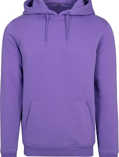 BY 011 Mikina s kapucí z těžké bavlny  violet model 22435605 - Build your Brand