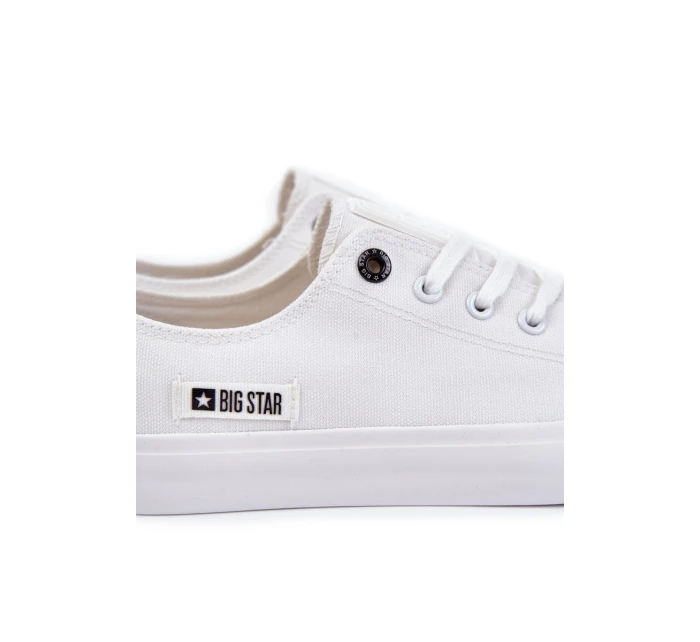 Pánské tenisky z materiálu Big Star Bílé model 21594567 - Big Star Shoes Pánské tenisky z materiálu Big Star Bílé model 21594567 - Big Star Shoes